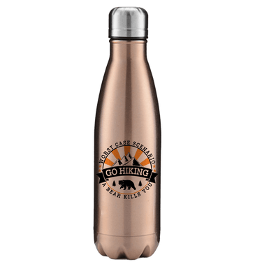 Hiking Worst Case Scenario Stainless Steel Water Bottle